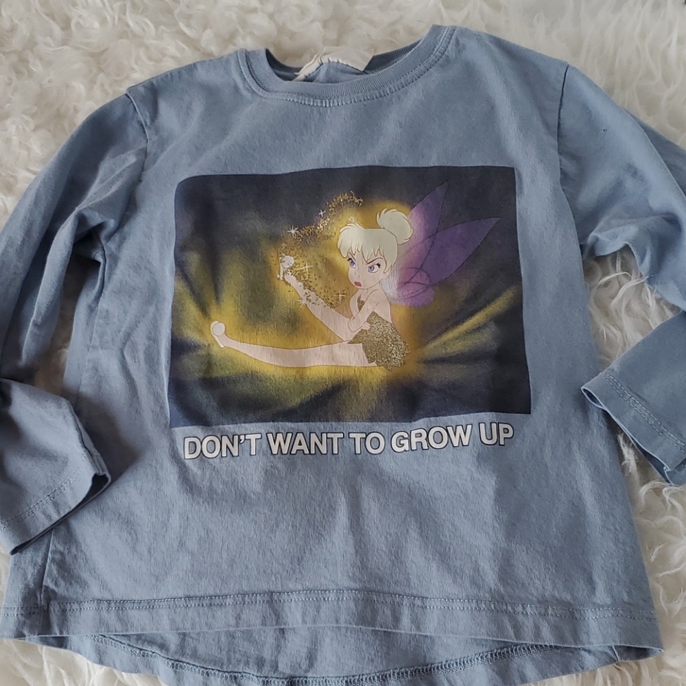 Zara Girls 5 Tinkerbell Long Sleeve